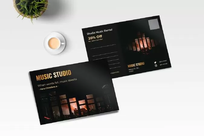 Music Postcard
