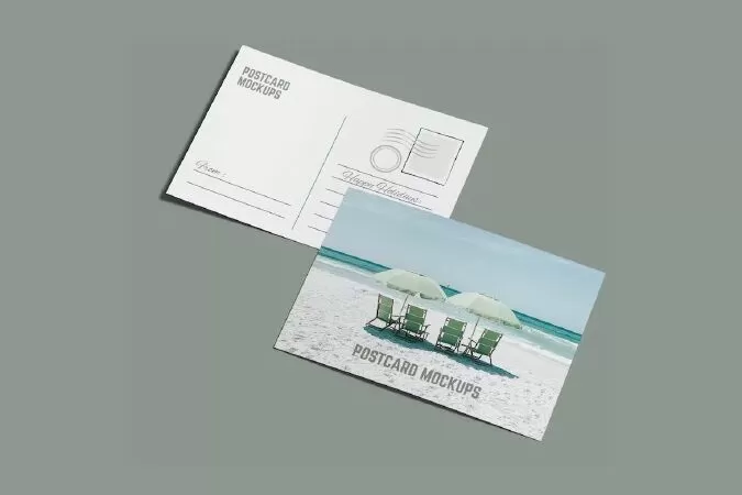 Postcard mockup