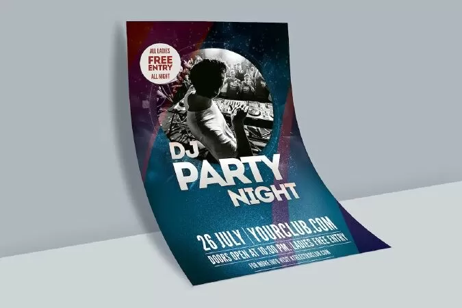 Dj Party Night Flyer Poster