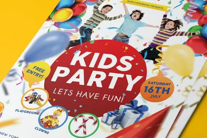 Kids Party Flyer