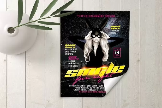 Bestie Club Flyer