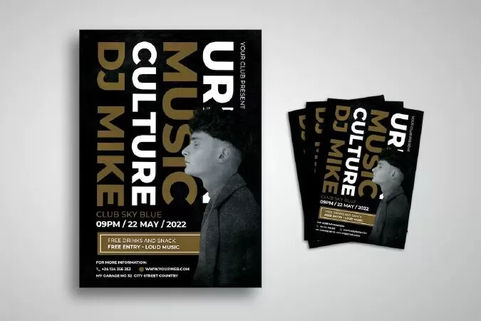 Music Club Flyer