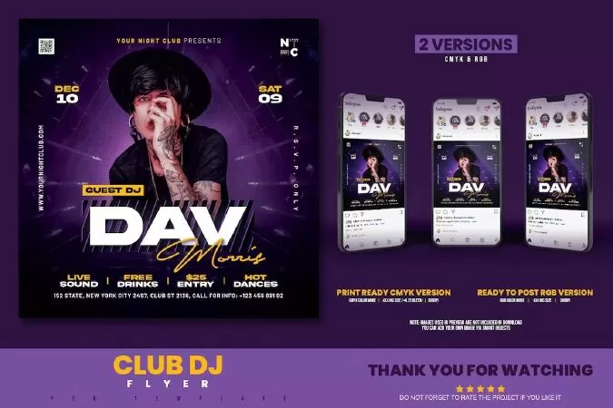 DJ Club Flyer