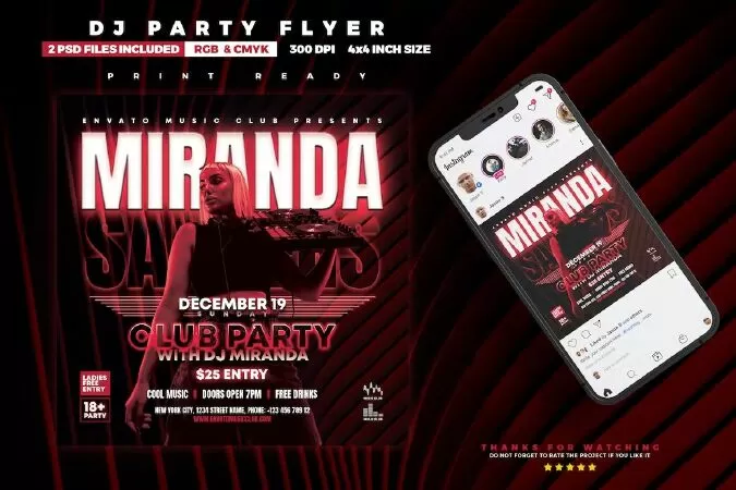 DJ Party Flyer | Club Party