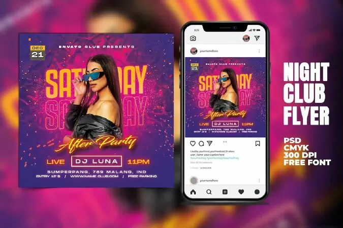 DJ Club Party Flyer