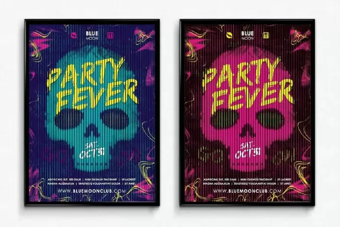 Party Fever Club Poster