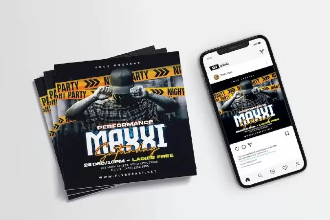Urban Club Party Flyer