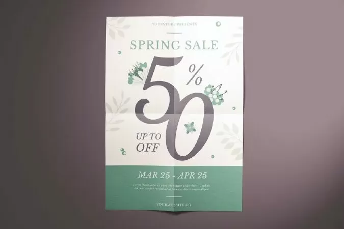 Spring Sale Flyer