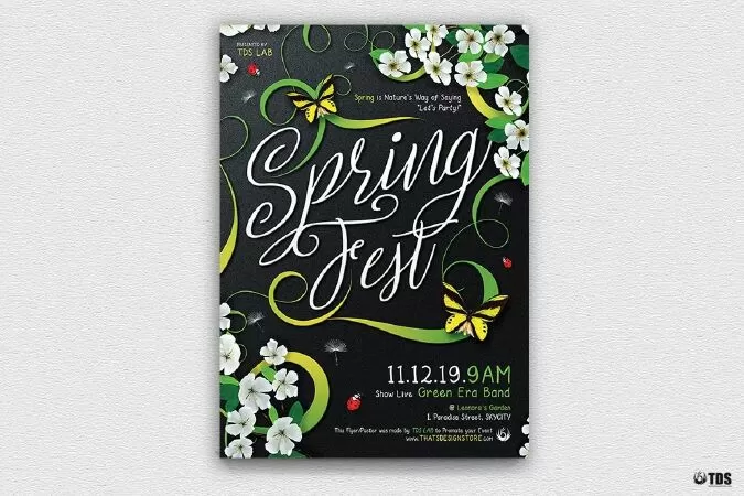 Spring Fest Flyer Template