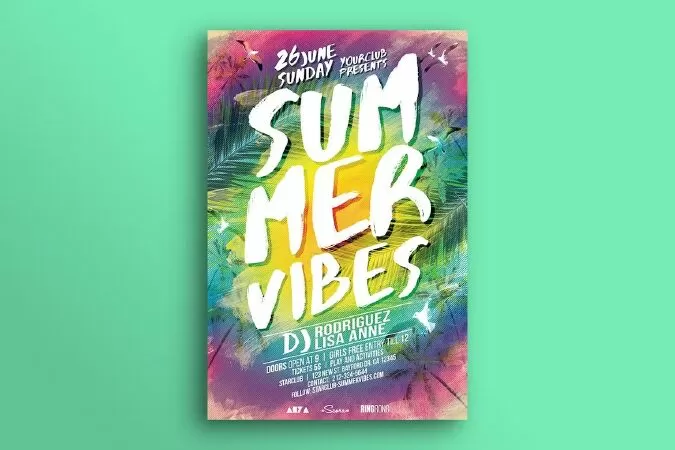 Summer Vibes Flyer