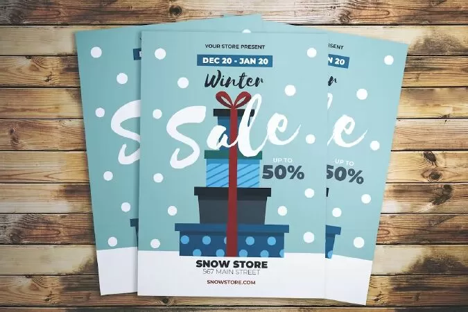 Winter Sale Flyers