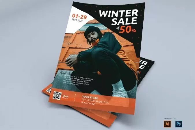 Winter Sale - Flyers Design