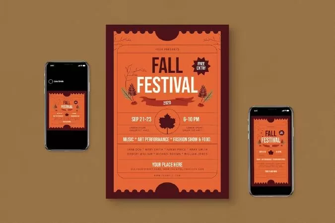 Fall Flyer Set