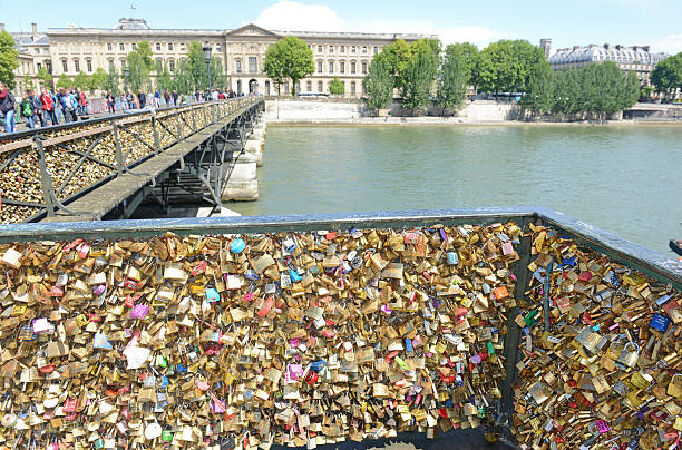Love Padlocks, Paris, France