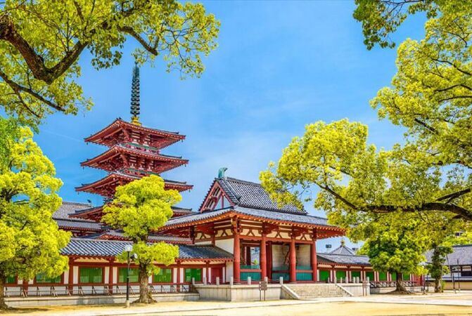 Visit Shitennoji Ancient Temple