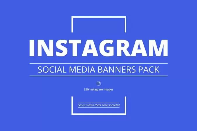 Instagram Social Media Banners Pack by WebDonut