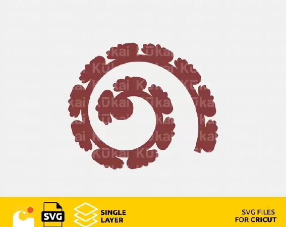 3D Rolled Flowers SVG, 3D Paper Flowers, Rolled Paper Flower SVG