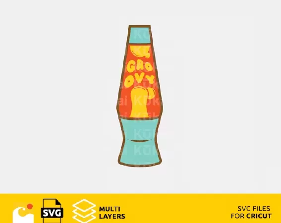 Lava Lamp Svg design files for Cricut