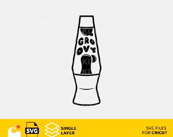Lava Lamp Svg design files for Cricut