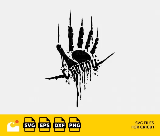 CREEPY HAND SVG: A HALLOWEEN CLIPART FOR CRICUT AND SILHOUETTE