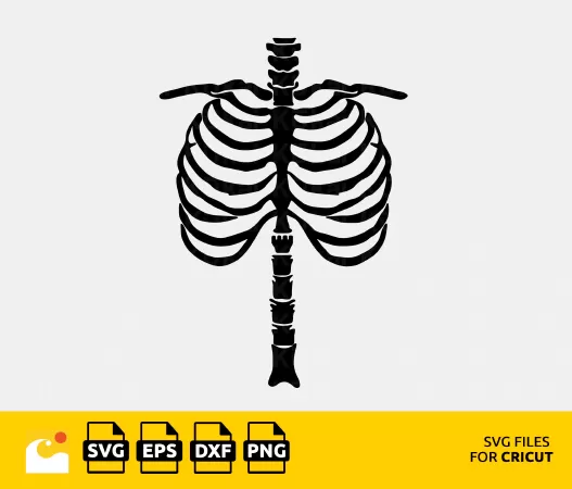 CREATE A SPOOKY RIB CAGE SVG FOR YOUR CRICUT PROJECTS IN MINUTES