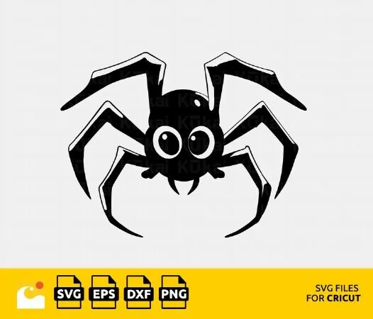 Spooky Spider SVG: Halloween Cut File