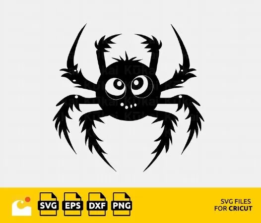 Halloween Fun with Spooky Spider SVG: Make Your Own Scary Decorations