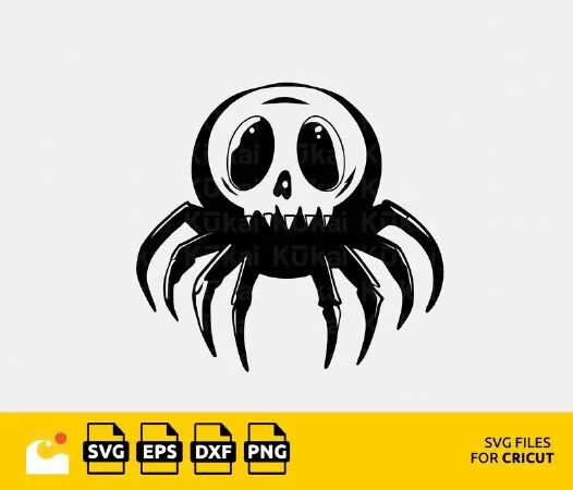 Halloween Spider SVG Cut File for Cricut and Silhouette