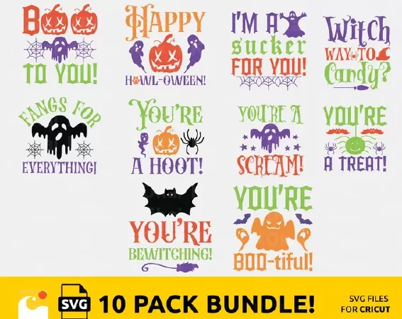SPOOKTACULAR HALLOWEEN SVG BUNDLE