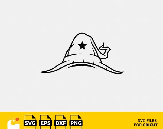 WITCH HAT SVG CUT FILE FOR CRICUT, HALLOWEEN SVG WITCH, WITCH CLIPART
