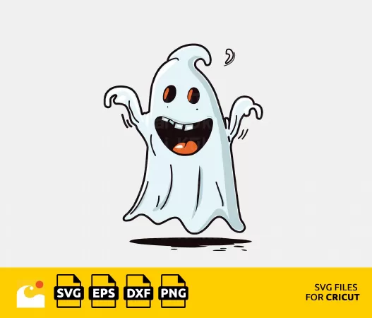 CUTE GHOST SVG - CRICUT FILE FOR HALLOWEEN