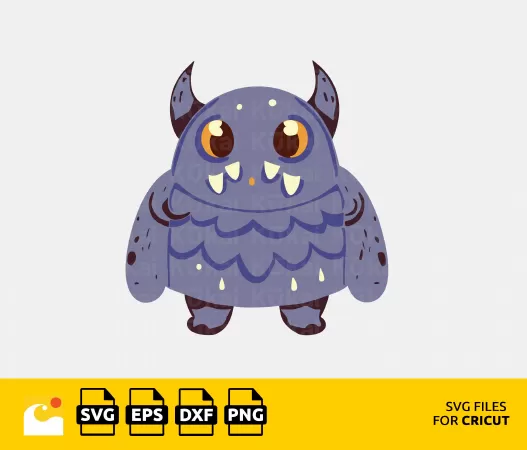 CUTE OWL MONSTER SVG, MONSTER SVG, OWL SVG, OWL CARTOON, SUBLIMATION FILES