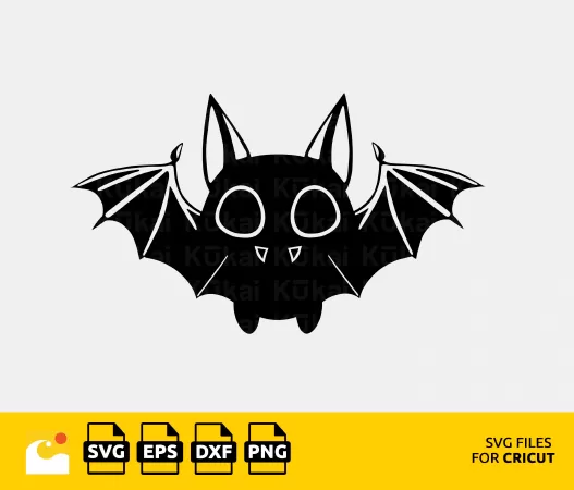 CUTE BAT SVG FOR HALLOWEEN CRAFTS AND DECORATIONS