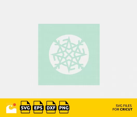 SNOWFLAKE SVG, JACK O LANTERN STENCIL SVG FILE FOR CRICUT