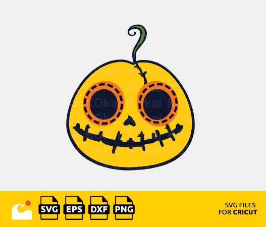 SPOOKY JACK O'LANTERN SVG FILE FOR CRICUT - PERFECT FOR HALLOWEEN CRAFTS!