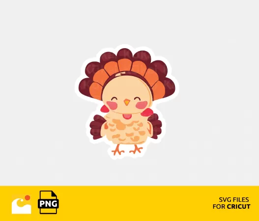 HAPPY THANKSGIVING TURKEY PNG, TURKEY CLIPART, CHICKEN PNG, TURKEY FACE, SUBLIMATION PRINT
