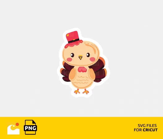 THANKSGIVING TURKEY PNG, CLIPART, DECOR, SHIRT, GIFT, HAPPY THANKSGIVING