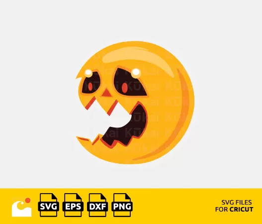 WHIMSICAL PUMPKIN FACE SVG: PLAYFUL SKELETON DESIGN FOR DIY PROJECTS