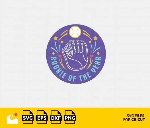 ROOKIE OF THE YEAR, BASEBALL SVG, BASEBALL PNG, BASEBALL TEAM, BASEBALL BALL SVG