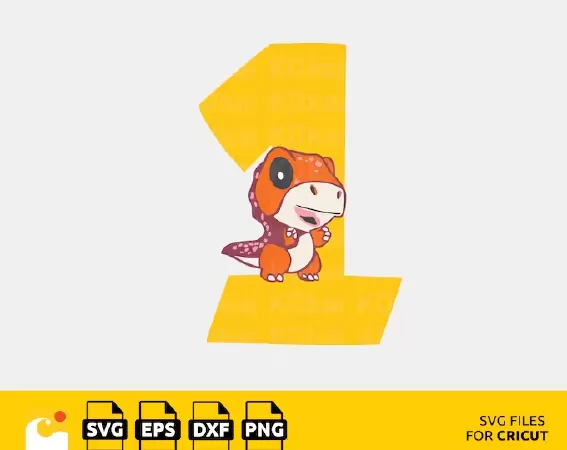 ROARING WITH FUN: T-REX DINOSAUR SVG FOR BOY'S BIRTHDAY PARTY | DINOSAUR CLIPART