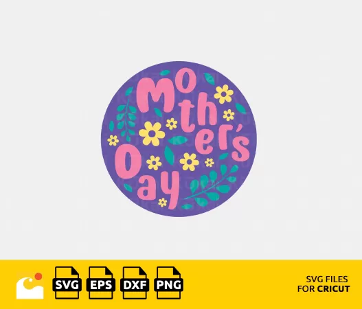 MOTHER'S DAY SVG, FLORAL SVG, FLOWERS SVG, NATURE DESIGN, FLOWER CLIPART