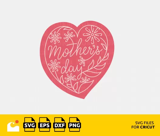 HEARTFELT MOTHER'S DAY SVG - FLORAL ELEMENTS WITH A NATURAL TWIST