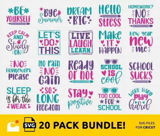 SCHOOL SVG FILES BACK TO SCHOOL SVG, A PERFECT AND THOUGHTFUL GIFT FOR ANY STUDENT OR TEACHER