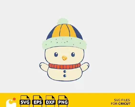 FROSTY THE SNOWMAN BABY SVG, VINTAGE CHRISTMAS, WINTER SVG, SNOWMAN ORNAMENT, CHRISTMAS DECOR, GIFTS FOR HER
