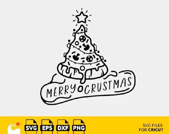 HOLIDAY BAKING DELIGHT: MERRY CRUSTMAS SVG FOR DIY CHRISTMAS DECORATIONS AND CRAFTS