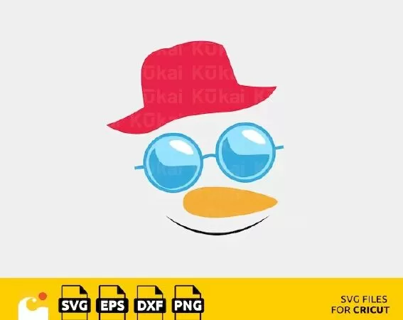 CUTE SNOWMAN SVG FACE, SNOWMAN SVG FILES, SNOWMAN HEAD SVG, WINTER CLIPART SVG, SUNGLASSES SVG